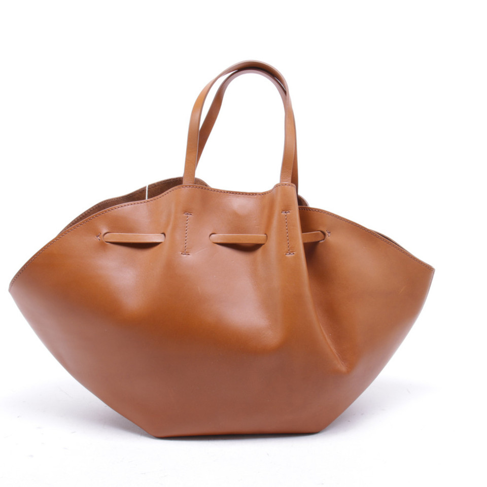 Nanushka  Handtasche aus Leder in Braun