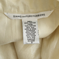 Diane Von Furstenberg Jurk in lichtgeel