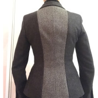 Moschino Oberteil aus Wolle in Grau