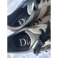 Christian Dior Sneakers aus Leder in Grau