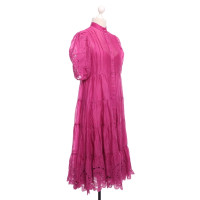 Zimmermann Dress Linen in Pink