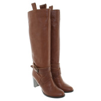 L'autre Chose Leather boots in brown
