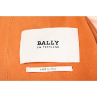 Bally Jacket/Coat Leather in Orange