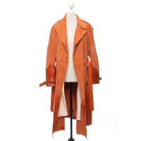 Bally Jacket/Coat Leather in Orange