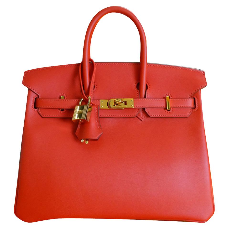 Hermès Birkin Bag 25 en Cuir en Orange