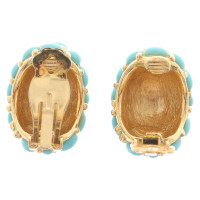 Kenneth Jay Lane Clip earrings in bicolour