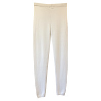 Malo Paio di Pantaloni in Cashmere in Bianco
