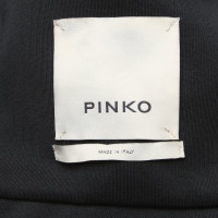 Pinko Jacke/Mantel aus Leder in Schwarz