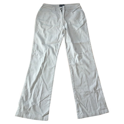 Armani Jeans Hose aus Baumwolle in Creme