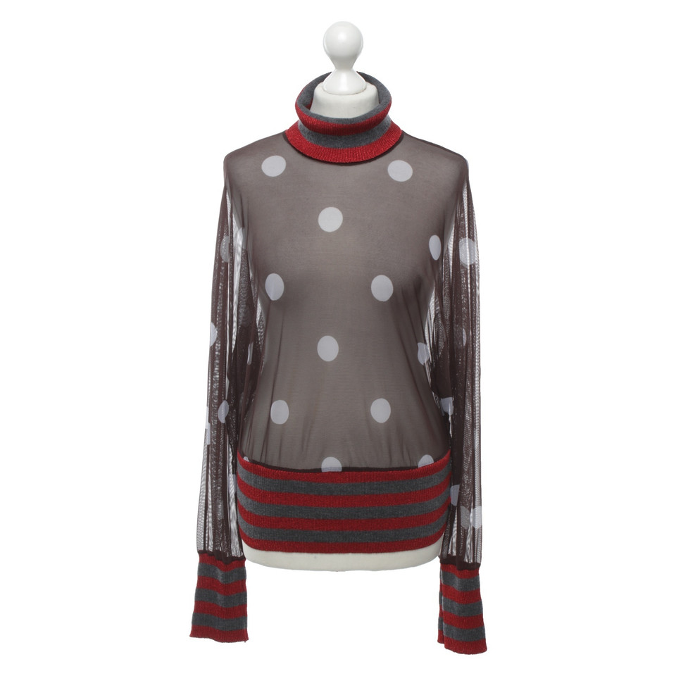 D&G Pullover mit Polka Dots