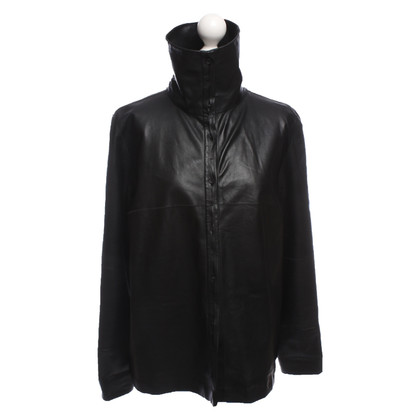 Annette Görtz Jacket/Coat Leather in Black