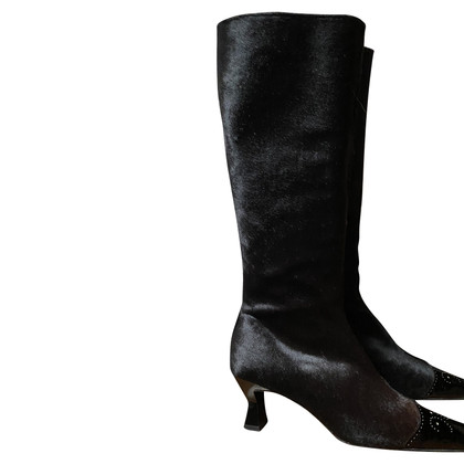 Laurèl Boots Leather in Black