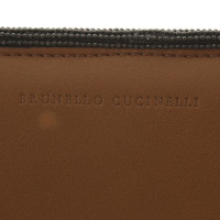 Brunello Cucinelli Porte-monnaie en ocre