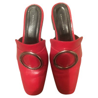 Dorateymur Sandals Leather in Red