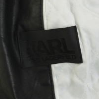 Karl Lagerfeld Giacca di pelle nero