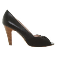 Pollini Peeptoes in black