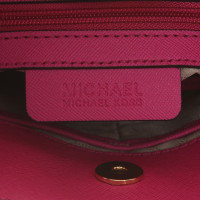 Michael Kors "Hamilton Bag" in rosa / bianco
