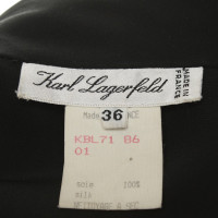 Karl Lagerfeld Robe en soie noire