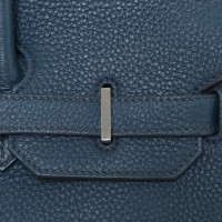 Hermès Birkin Bag 35 aus Leder in Blau