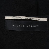Roland Mouret Jas/Mantel Wol in Zwart
