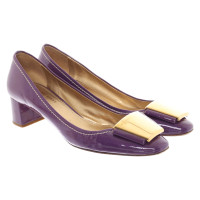 Car Shoe Pumps/Peeptoes Patent leather in Violet