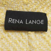 Rena Lange Bouclé-Blazer in Gelb