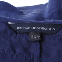 French Connection Robe en soie en bleu