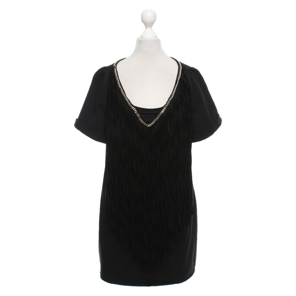 Elisabetta Franchi Robe en Coton en Noir