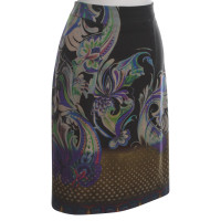 Etro skirt with multicolored pattern