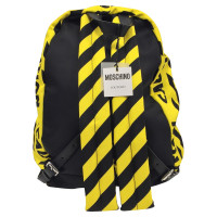 Moschino sac à dos noir et jaune