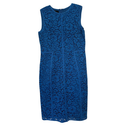 Carolina Herrera Kleid aus Baumwolle in Blau