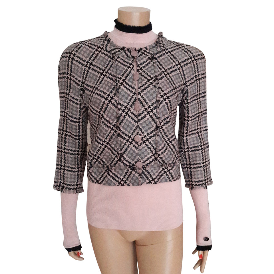 Chanel Bouclé jacket with pattern