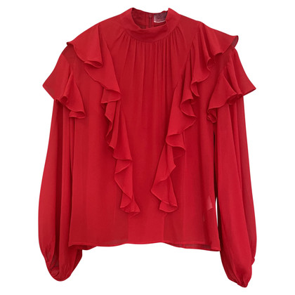 Giambattista Valli X H&M Top Silk in Red