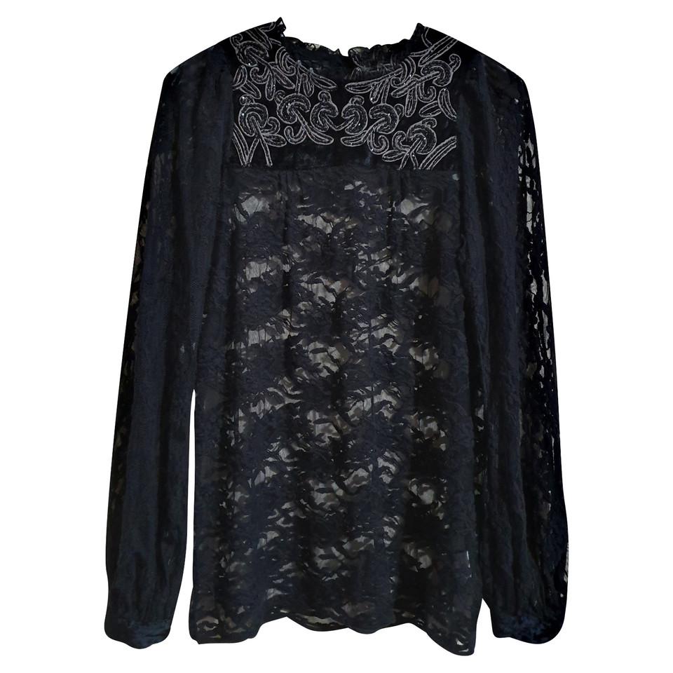 Munthe Top en Viscose en Noir