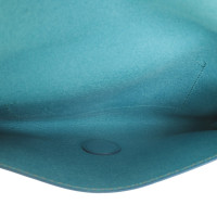 Jil Sander clutch in turquoise