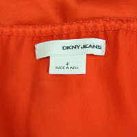 Dkny Seidenkleid in Orange