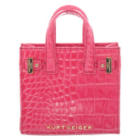 Kurt Geiger Handbag Leather in Pink