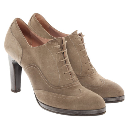 Marc Cain Lace-up shoes Suede in Khaki
