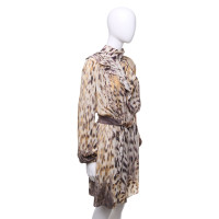 Roberto Cavalli Silk dress with pattern
