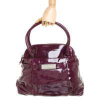 Calvin Klein Handbag Leather in Violet