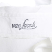 Van Laack Top en Coton en Blanc