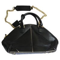 Reiss Black leather handbag