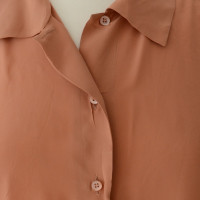 Prada Nudefarbene silk blouse