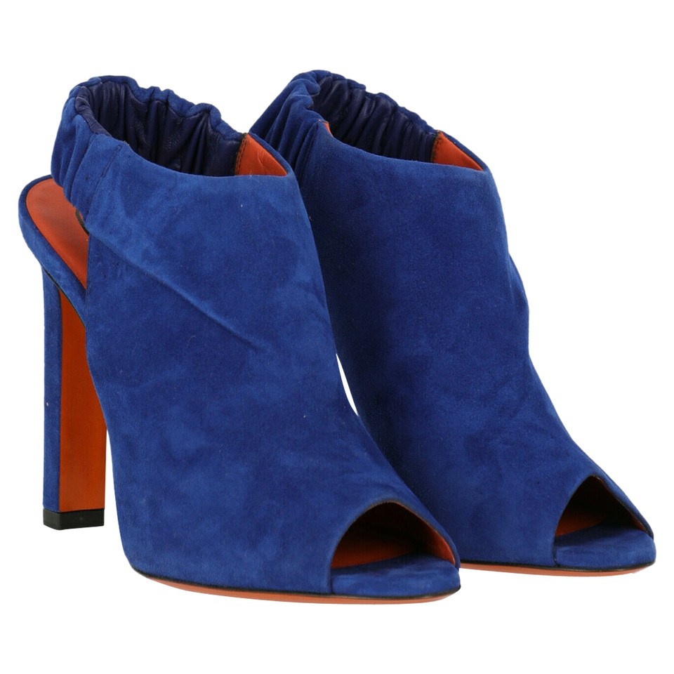 Santoni Sandali in Pelle in Blu