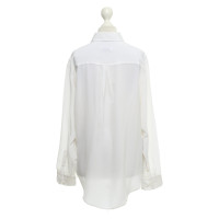 Equipment Zijden blouse in wit
