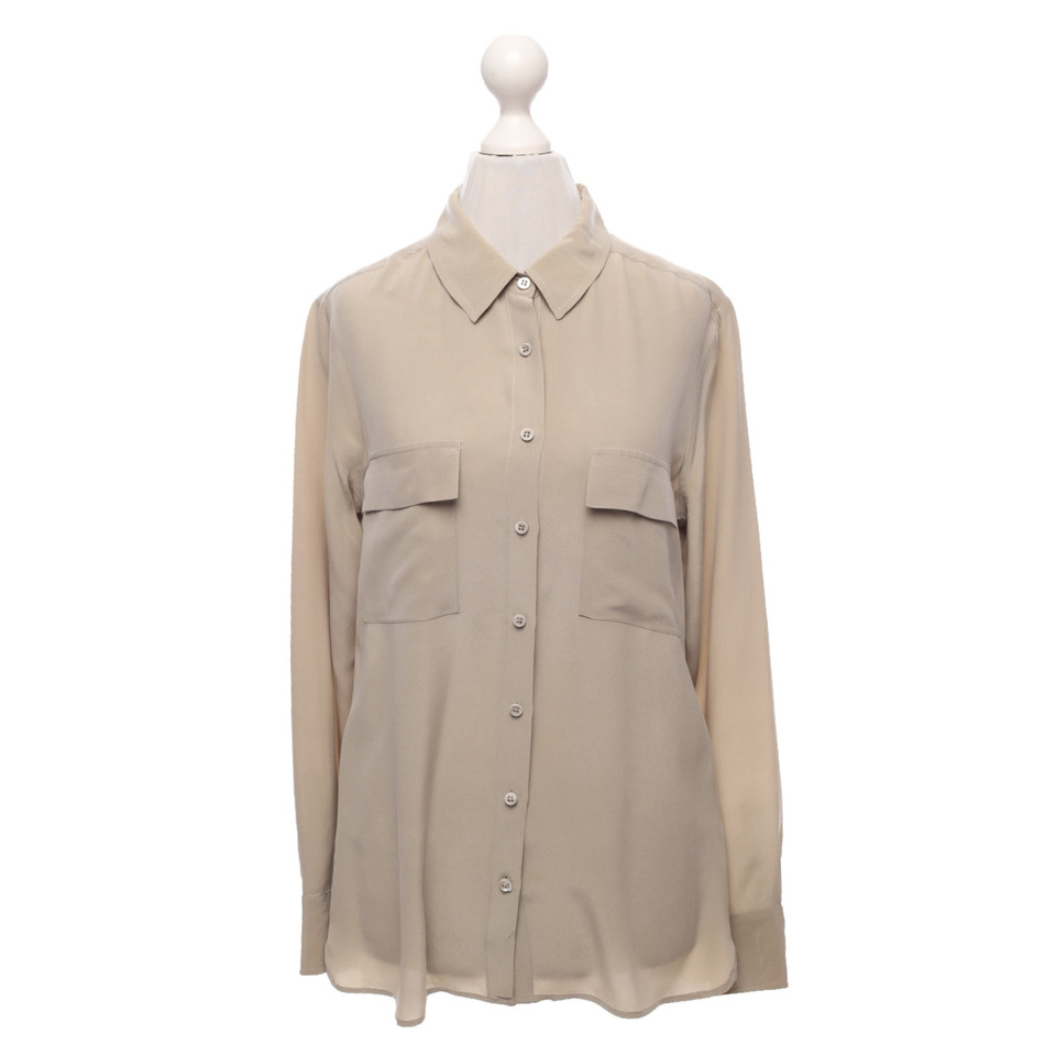 Equipment Top Silk in Beige