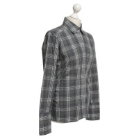 Van Laack Shirt blouse with check pattern
