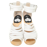 Swedish Hasbeens For H&M White sandals