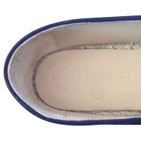 Chanel Sandalen Suède in Blauw