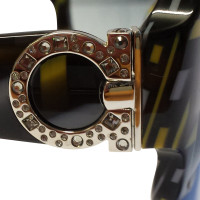 Salvatore Ferragamo Sunglasses with rhinestone logo